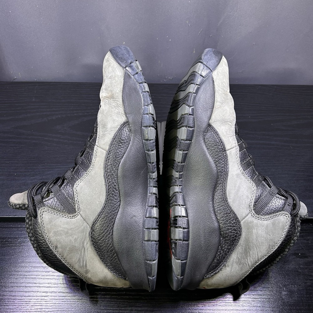 Nike Air Jordan 10 Retro Shadow 2018 Release Men's 11 Dark Gray Black 310805-002 - Picture 5 of 16